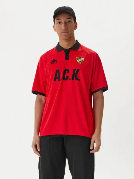 Kappa Technikai póló Authentic Sloan Comfort Fit piros