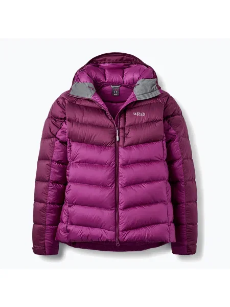 Дамско пухено яке Rab Glaceon Pro mulberry/plum виолетово
