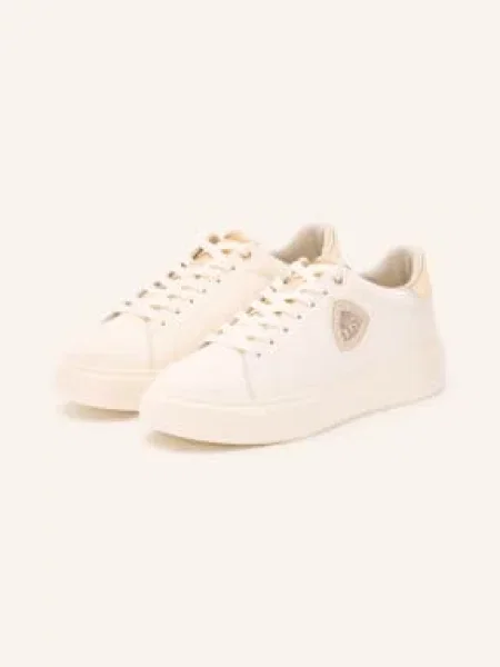 Blauer Sneakersy weiss beżowe