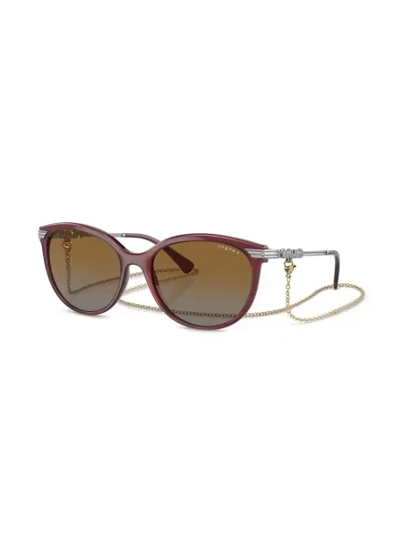 Saulės akiniai Vogue Eyewear su autografu raudona