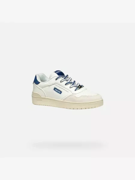 Sneakerși Geox alb