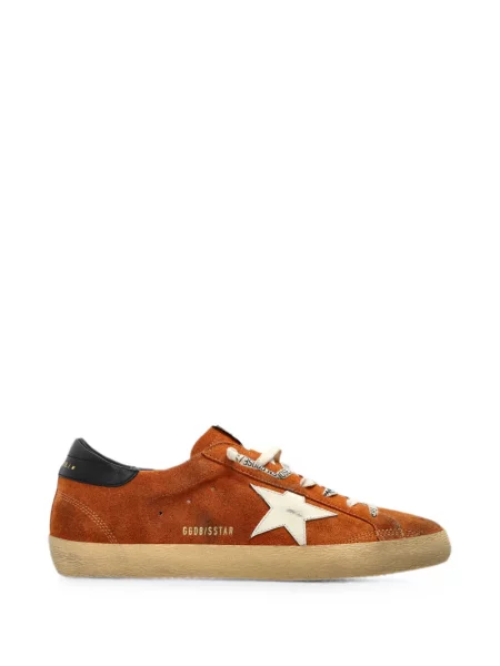 Sneakerși Golden Goose din piele de căprioară maro