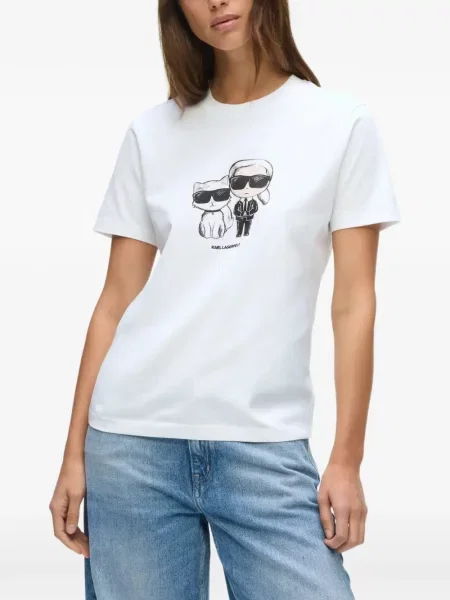 Tricou Karl Lagerfeld alb