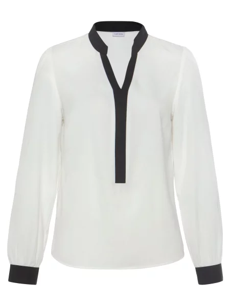 LASCANA Bluză ecru negru