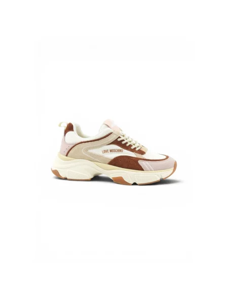 Love Moschino sneakersy beżowe