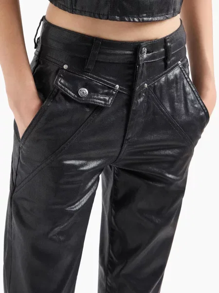 Бойфренди Armani Exchange Black Edition чорний