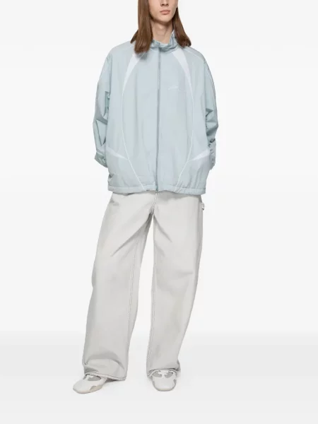 Pantaloni Acne Studios cu broderie alb