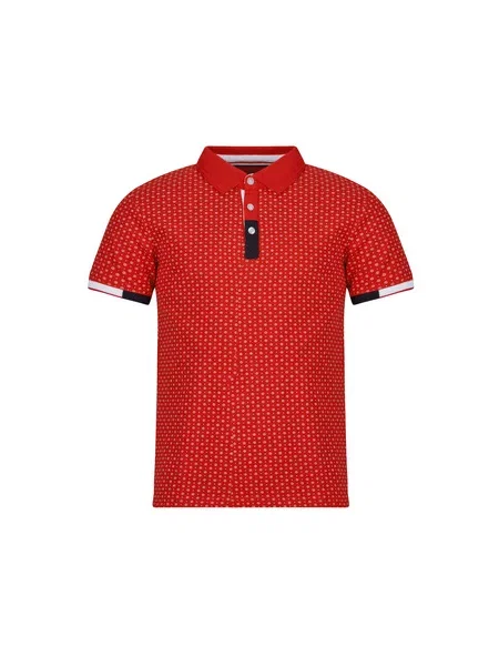 Polo majica Botd s kratkimi rokavi rdeča
