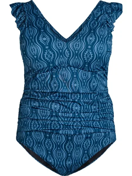 Swim by Zizzi Costum de baie întreg SGABBY azur / gențiană albastru