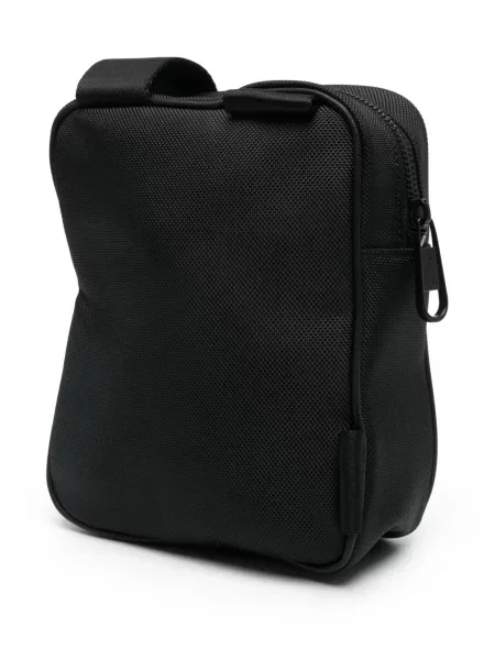 Crossbody torba Calvin Klein s autogramom crna