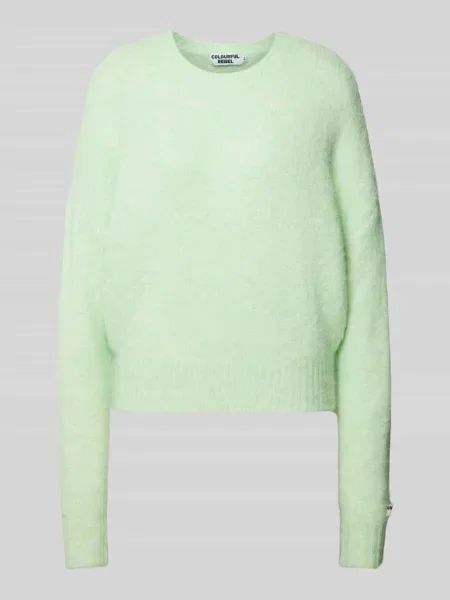 Sweter z dzianiny o kroju regular fit z dodatkiem wełny model OlIVIA' Colourful Rebel