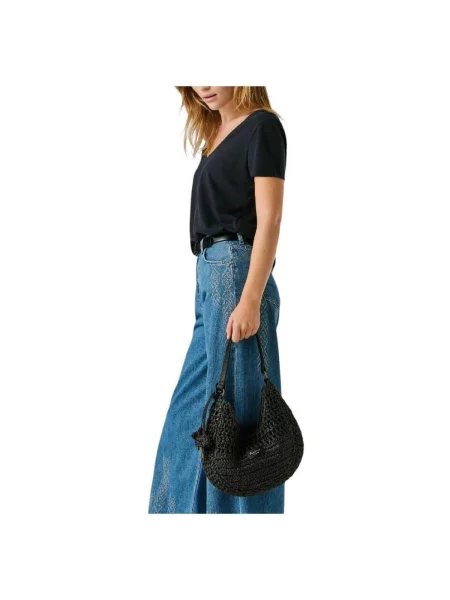 Pepe Jeans Geantă de umăr Ziggy Balm' negru