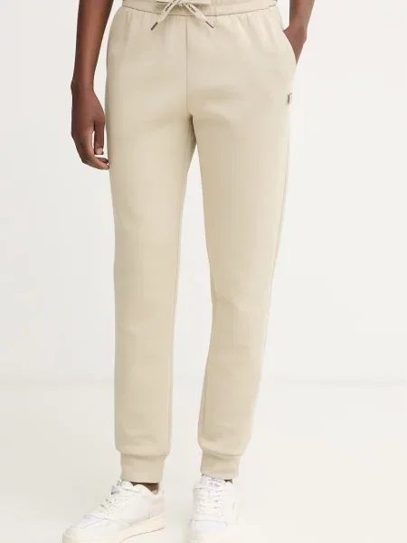 Armani Exchange tepláky s bavlnou zelené