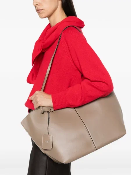 Geantă shopper Max Mara din piele