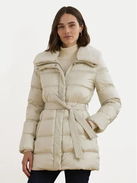 LAUREN RALPH LAUREN Пуховик Écru