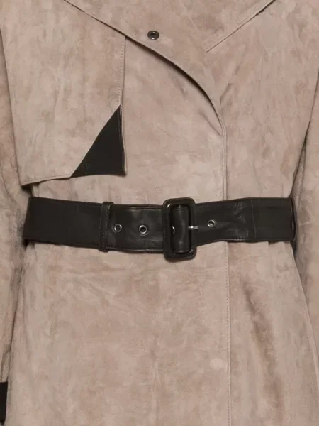 Ζωσμένος καμπαρντίνα Emporio Armani σουέτ