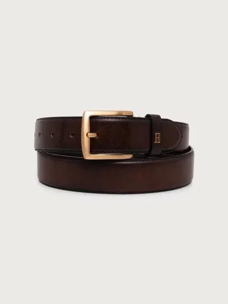 Tommy Hilfiger curea pentru bărbați din piele maro