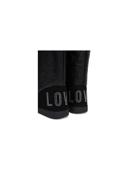 LOVE MOSCHINO Hótaposó fekete