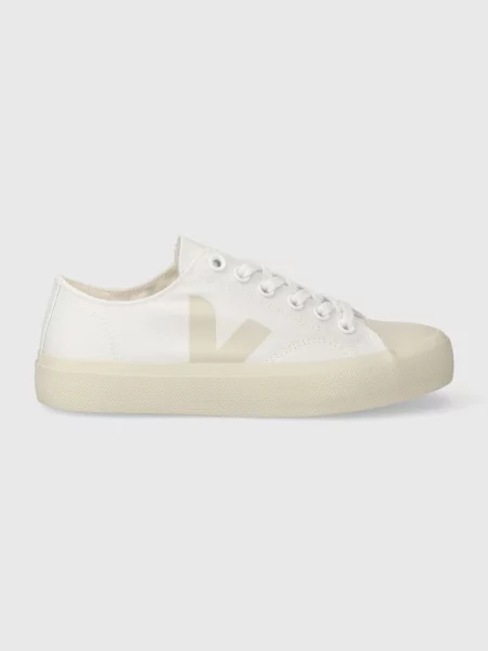 Sneakerși Veja Wata din canvas alb