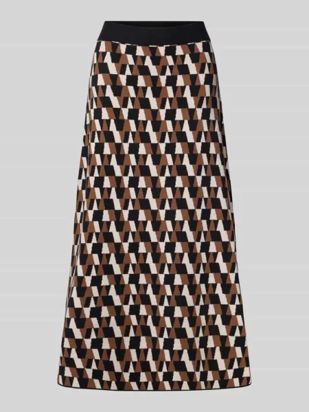 Spódnica midi z elastycznym pasem Christian Berg Woman