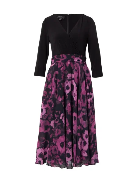 APART Rochie maro închis / lila negru