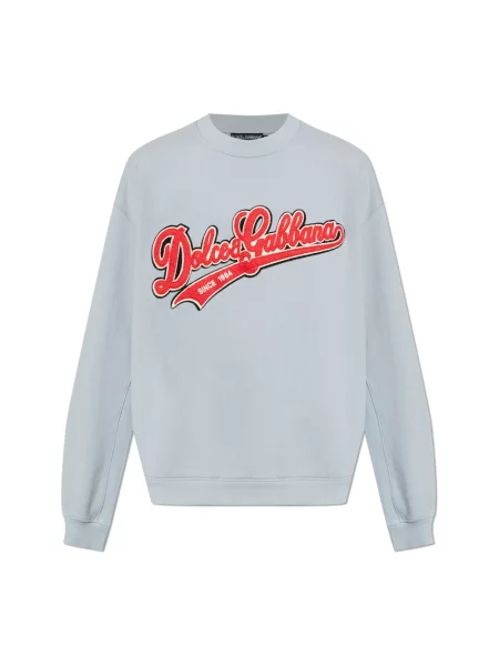 Bluza Dolce And Gabbana z logo szara