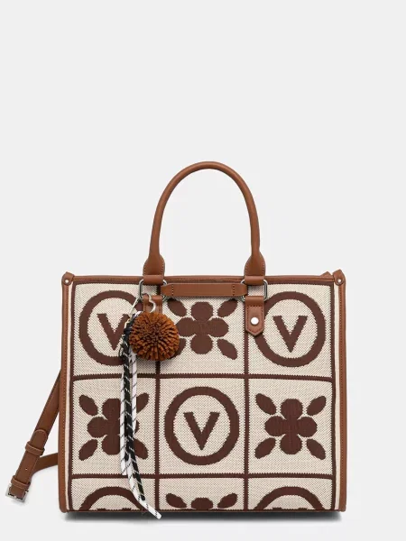 Valentino Bags torebka tote beżowa