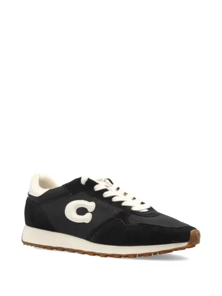 Sneakerși Coach cu autograf negru