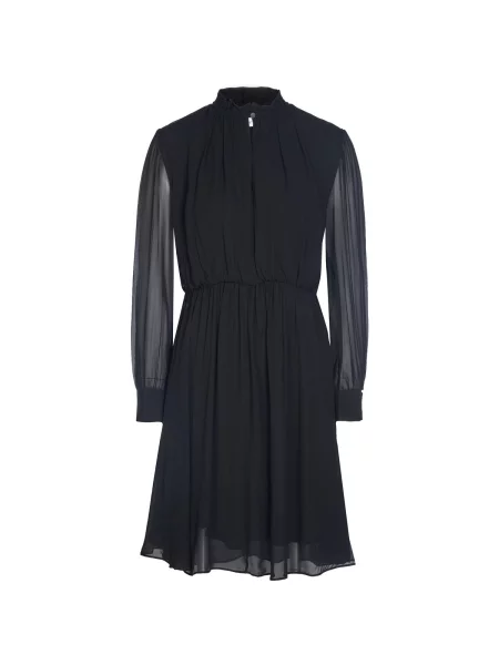 Rochie din denim Calvin Klein Jeans negru