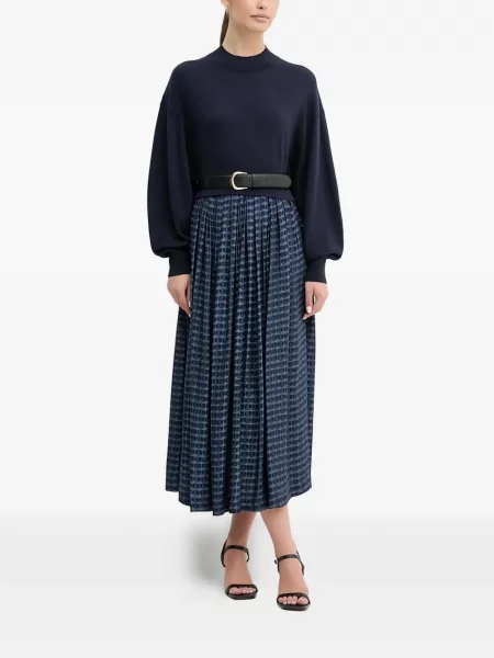 Pulover Benetton tricotate albastru
