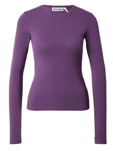 WEEKDAY Tričko ostružinová