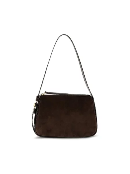 Torebka Tory Burch zamszowa brązowa
