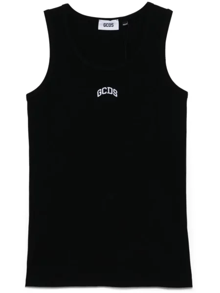 Top Gcds cu broderie negru