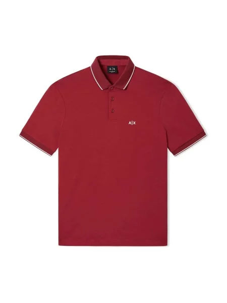 Tricou polo Eax roșu