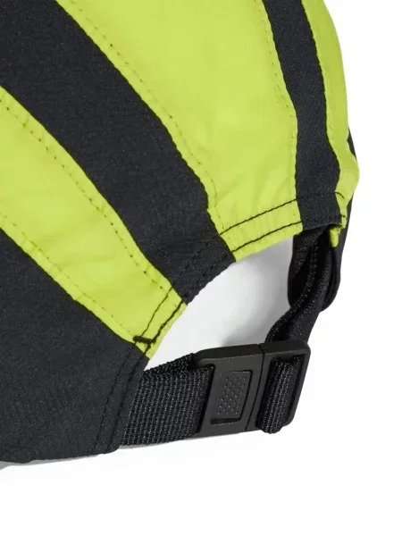 Pruhované pás kalhoty jogger Adidas s potiskem růžové