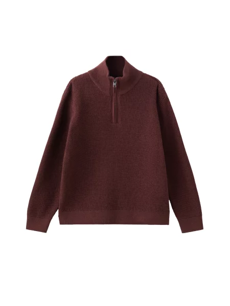 MANGO KIDS Pulover HARRYB roşu închis