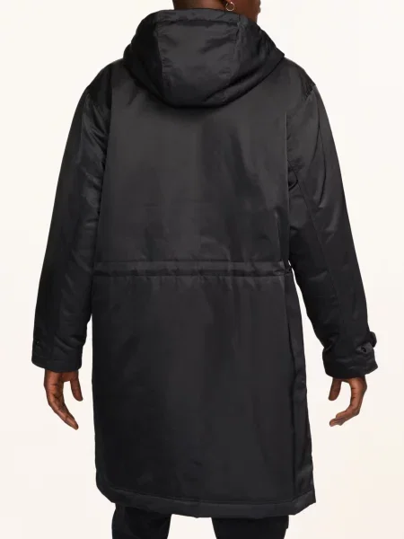 Długa parka Nike czarna