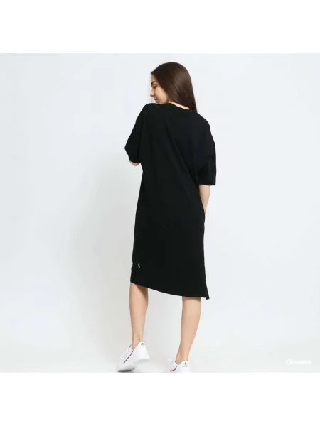 Sukienka Urban Classics Ladies Organic Oversized Slit Tee Dress Black XS czarna