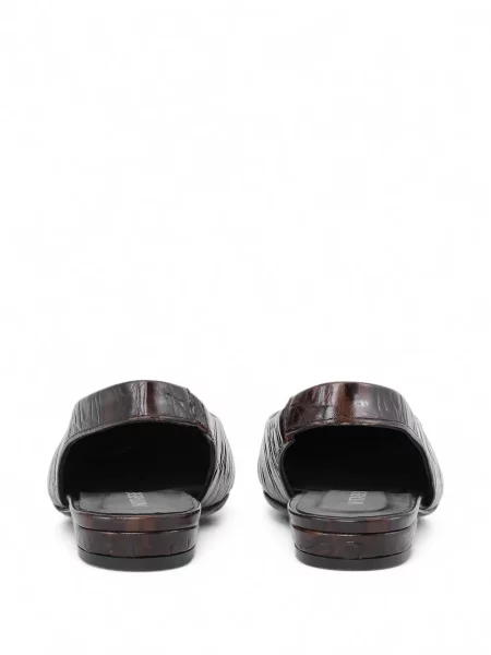Pantofi cu toc Notabene slingback maro