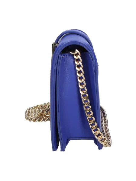 Torebka crossbody Gaëlle Paris skórzana niebieska