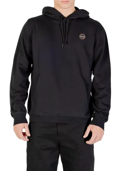 Hoodie Napapijri s kapuco črna