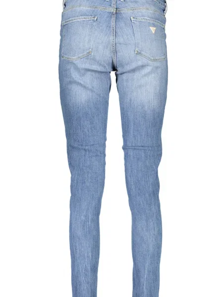 Jeansy skinny Guess niebieskie