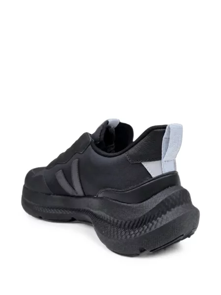 Sneakerși Veja din piele cu autograf negru