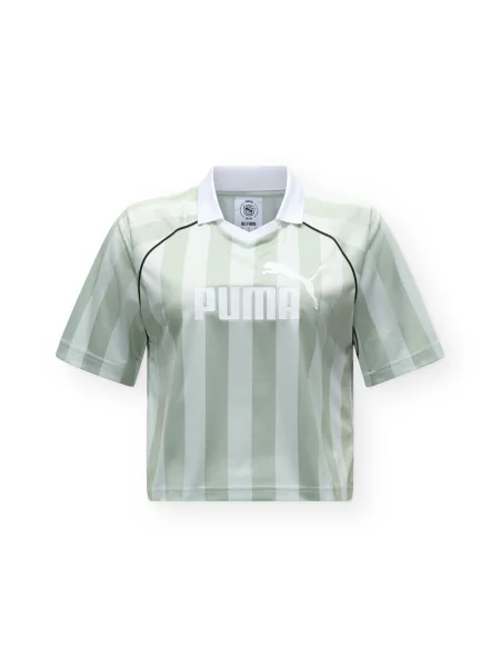 PUMA Funkčné tričko Ess mätová / pastelovo zelená biela