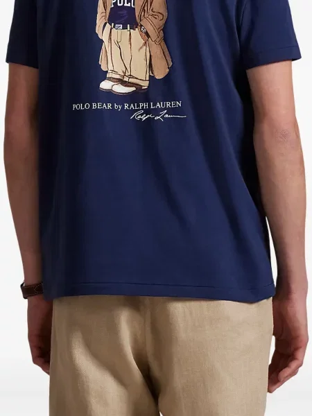 Kostkovaná dlouhá kšiltovka Polo Ralph Lauren bez rukávů modrá