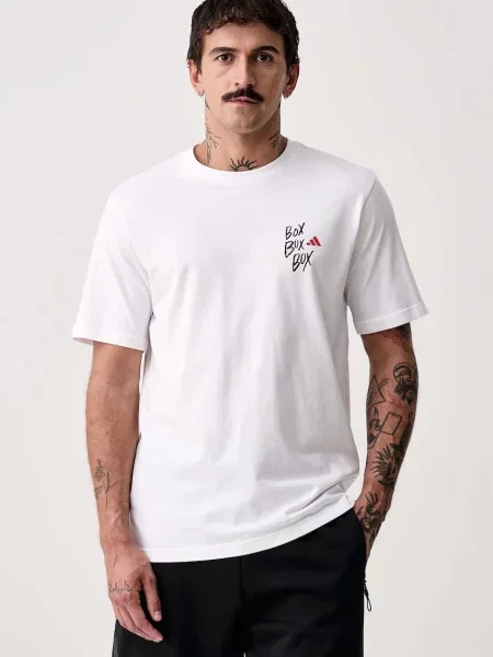 Adidas T-shirt Motorsport biała