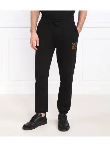HUGO Pantaloni de trening Demu negru