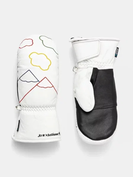 Rossignol mănuși de schi Sublime Leather x JCC alb