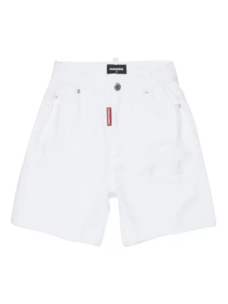 Szorty dziecięce Dsquared2 białe