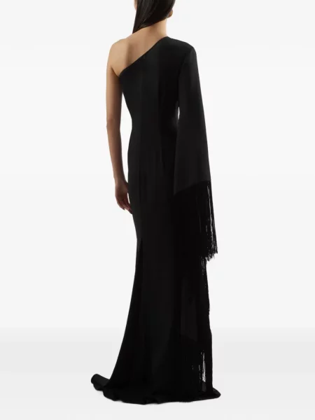 Rochie maxi Taller Marmo cu un umăr gol negru